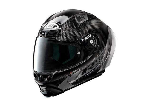 X-lite X-803RS Hot Lap Carbon Grå M/58 Sotet visir, MotoGP spoiler, Carbon