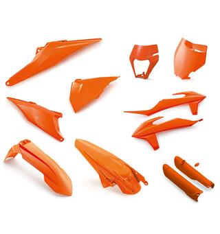 KTM Plastkit - Oransje KTM SX 125-450 2019-> EXC 150-500 2020->