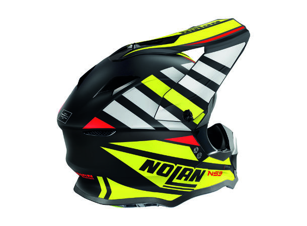 Nolan N53 Cliffjumper Matt Sort M-58 MX-hjelm, komfort, agressiv design