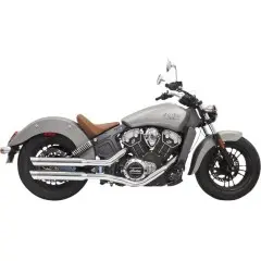 Bassani Xhaust 3&quot; Slip-On Chrome Indian Scout 60/69 2016
