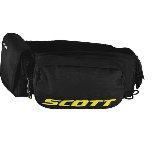 Scott Hoftebelte Pit Lane - Sort/Lime Hoftebelte for vektøy, ernæring med mer 