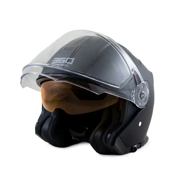 360 Touring 2.0 - Halvhjelm, L/60 ATV/Scooter-hjelm - Gategodkjent 