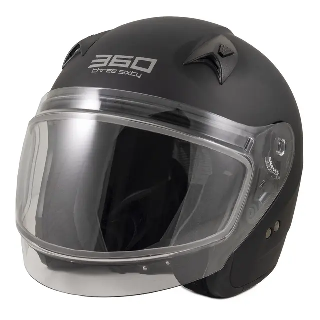 360 Touring - Halvhjelm, 2XL/64 Halvhjelm med slankt dobbelvisir! 