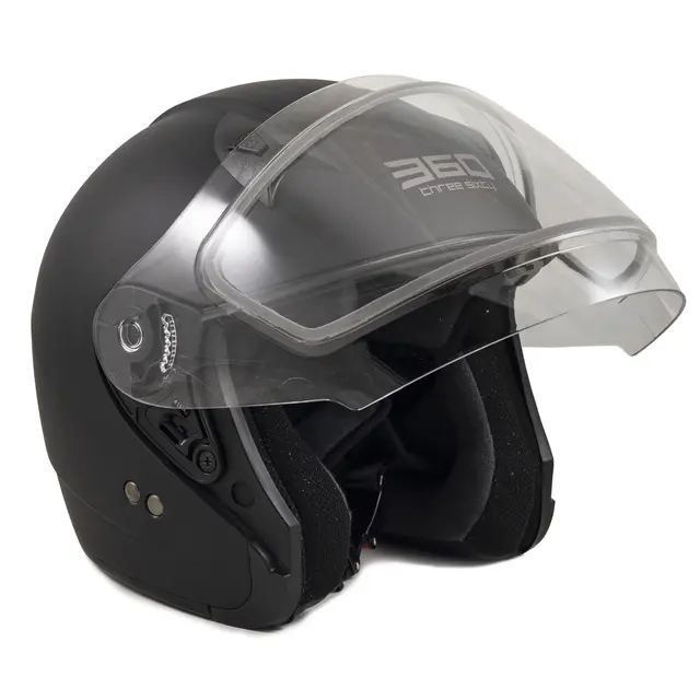 360 Touring - Halvhjelm, 2XL/64 Halvhjelm med slankt dobbelvisir! 