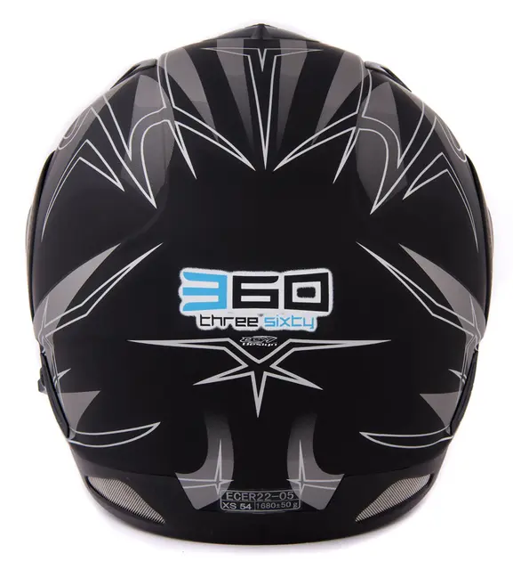 360 Modularhjelm - Deco Matt Sort, 54-XS Snøscooterhjelm på sitt aller beste 