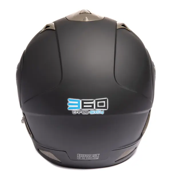 360 Modularhjelm EV - Matt Sort, 70-5XL Sett med komplett elektrisk visir 