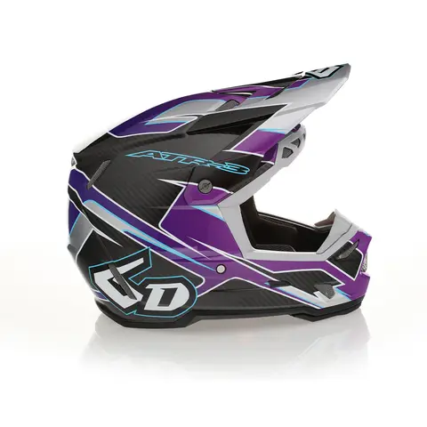 6D ATR-3 FIM Reflex Crosshjelm Gloss Lilla