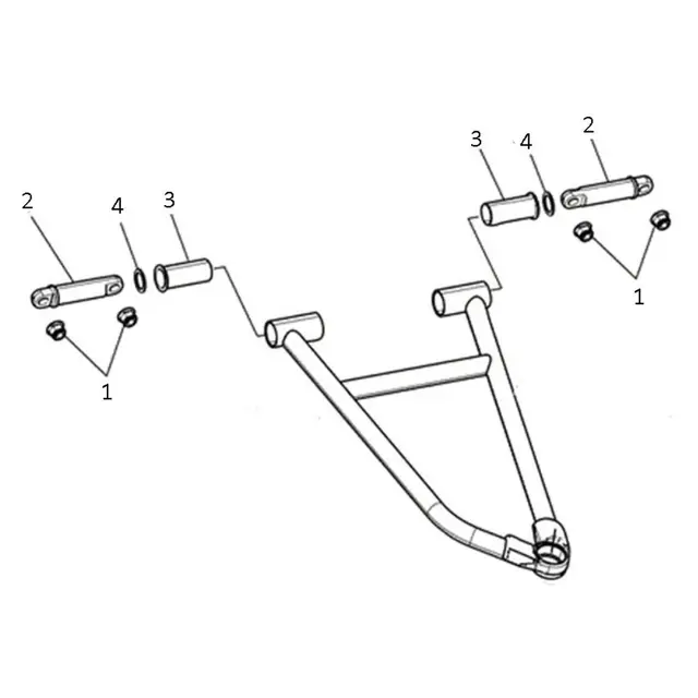 Foringssett A-Arm - Polaris Axys Øvre, Høyre & Venstre 