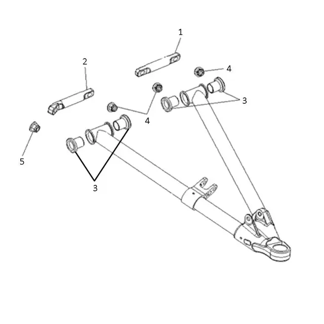 Foringssett Komplett - A-Arm, Polaris Inkl. braketter, foringer, muttere 