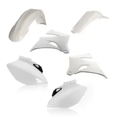 AC Plastics Kit Yzf 250 450 06-09 White