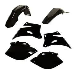 AC Plastics Kit Yzf 250 450 06-09 Black