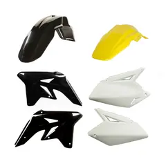 AC Plastics Kit Suz Rmz 250 07-09 Black/Yellow