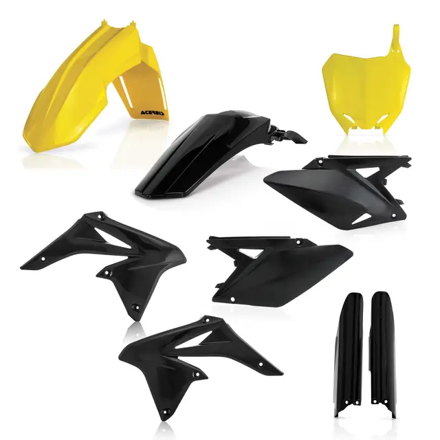 AC Full Kit Plastic + RMZ250 10-18 Yellow/Black 