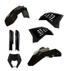 AC Full Kit Plastics Ktm Exc 08-11 Black