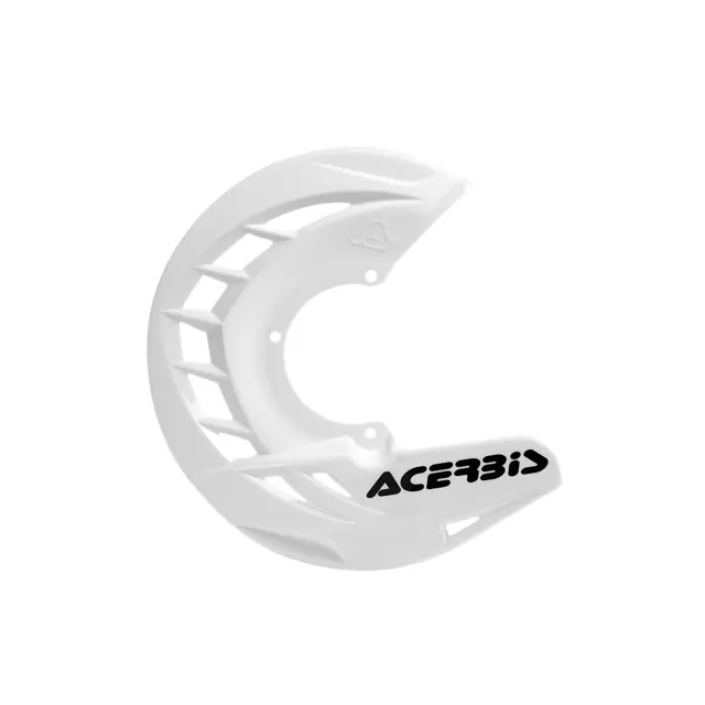 AC X-Brake Front Disc Cover White 