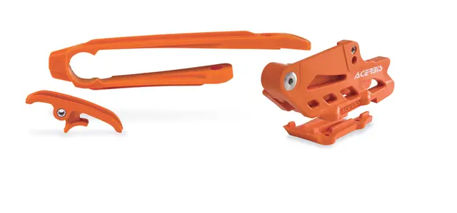 AC Kit Chain Guides+Slider KTM Exc12 Orange 