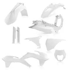 AC Plastic Full Kits Ktm Exc Exc-F 2014 White