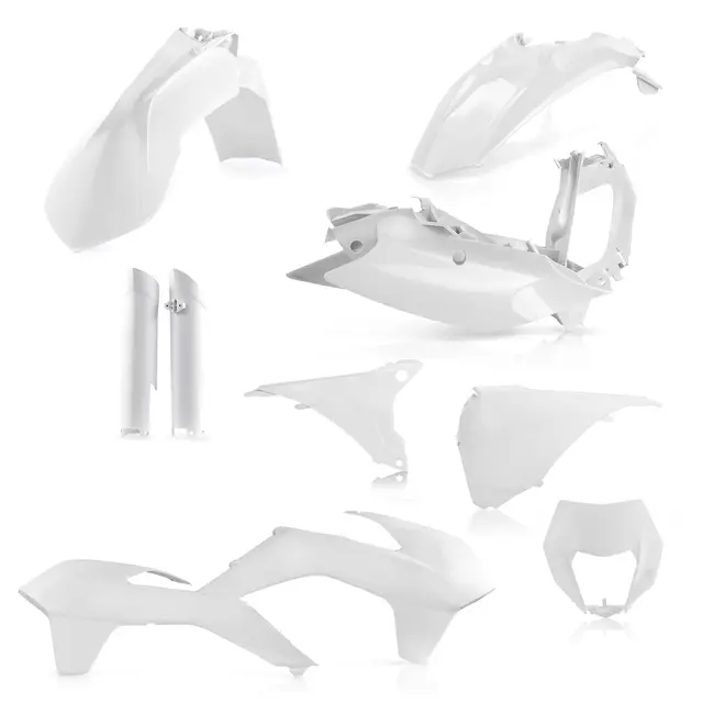 AC Plastic Full Kits Ktm Exc Exc-F 2014 White 