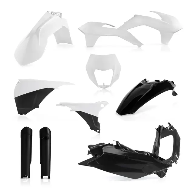AC Plastic Full Kits Ktm Exc Exc-F 2014 White/Black 