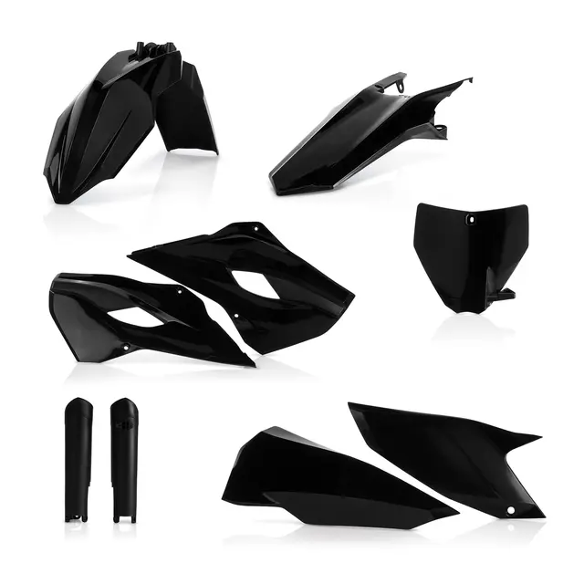 AC Plastic Full Kits Husq 2014 Enduro Black 