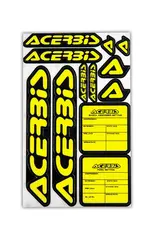 AC Kit Decal Logo Acerbis Black/Yellow