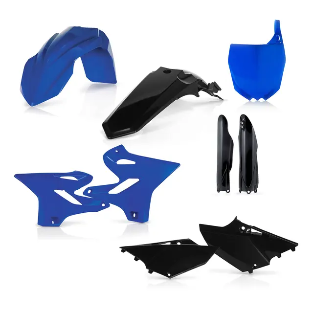 AC Full Plastics Kit Yz 125/250 2015 Black/Blue 
