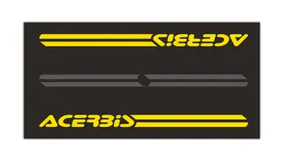 AC Moto Carpet 200X100 Cm Black/Yellow