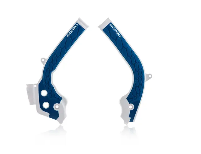 AC Frame Protec. X-Grip Ktm Sx/Sxf 2016 White/Blue 