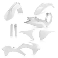 AC Full Plastic Kit Ktm Exc/Exc-F  2016 White