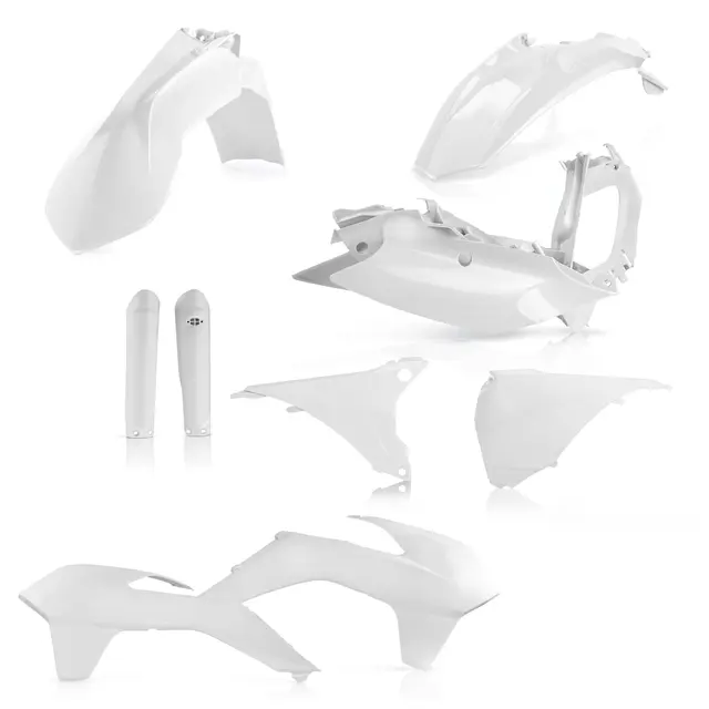 AC Full Plastic Kit Ktm Exc/Exc-F  2016 White 