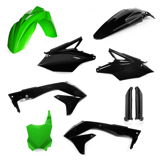 AC Full Kit Plastic Kaw KXF450 16-17 Black/Green 