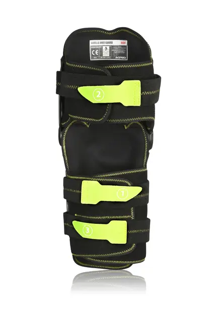 AC Knee Pad Gorilla Black/Yellow, Sort/Gul 