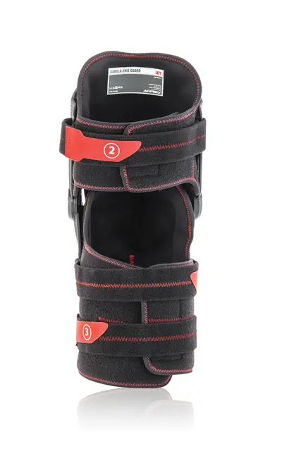 AC Knee Pad Gorilla Black/Red, Sort/Rød 