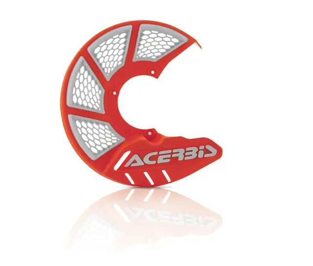 AC Disc Cover Vented Small 245 mm Orange/White 