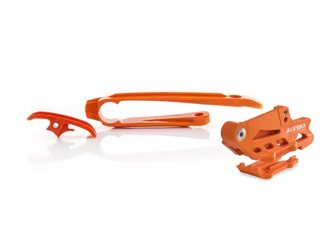 AC Kit Chain Guides+Slider Exc/Excf17 Orange 
