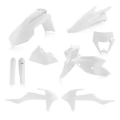 AC Plastic Full Kits Exc/Exc-F, 17-19 White