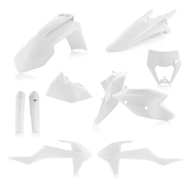 AC Plastic Full Kits Exc/Exc-F, 17-19 White 