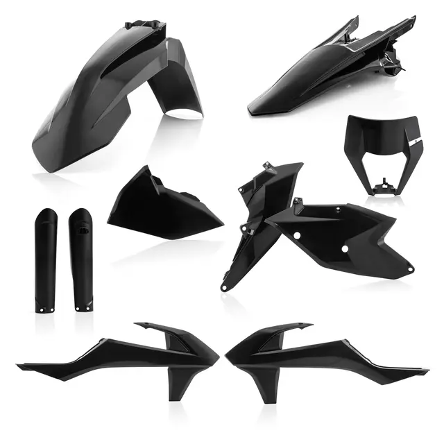 AC Plastic Full Kits Exc/Exc-F, 17-19 Black 