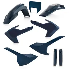 AC Full Plastic Kits Husq Te/Fe 2017 Blue