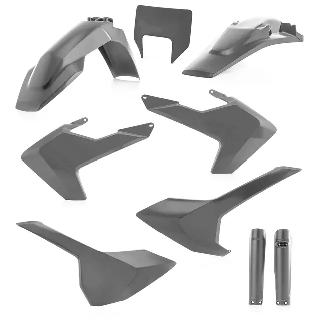 AC Full Plastic Kits Husq Te/Fe 2017 Grey 
