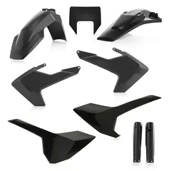 AC Full Plastic Kits Husq Te/Fe 2017 Black