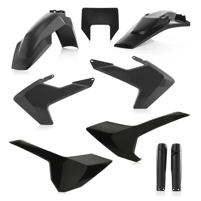 AC Full Plastic Kits Husq Te/Fe 2017 Black 