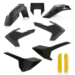 AC Full Plastic Kits Husq Te/Fe 2017 Black/Yellow