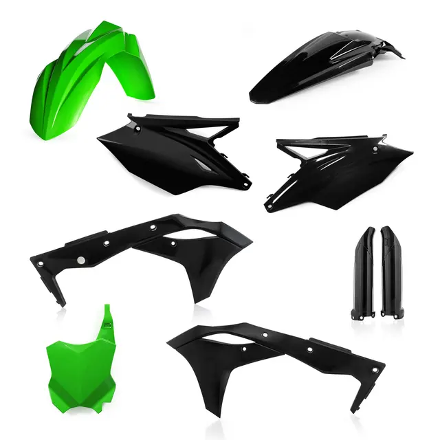 AC Full Kit Plastic Kaw Kxf 250 2017 Black/Green 