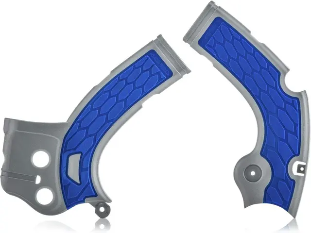 AC Frame Prot. YZF250 17-18,YZF450 16-17 Acerbis, Sølv/Blå 