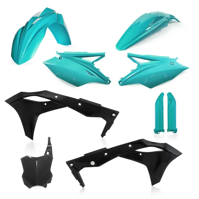 Acerbis Full Plastic Kit - Kawasaki Kawasaki - KX250F, 17-20 