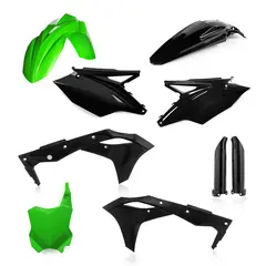 AC Full Kit Plastic Kaw Kxf 250 2018 Black/Green