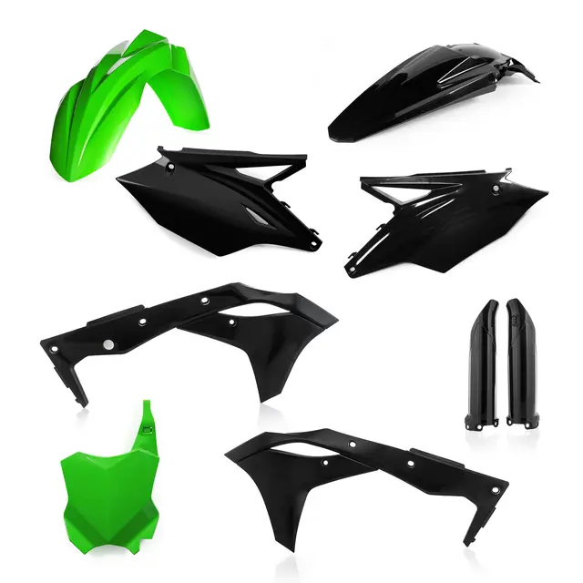 AC Full Kit Plastic Kaw Kxf 250 2018 Black/Green 