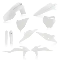 AC Plastic Full Kits Sx/Sxf 2019 White