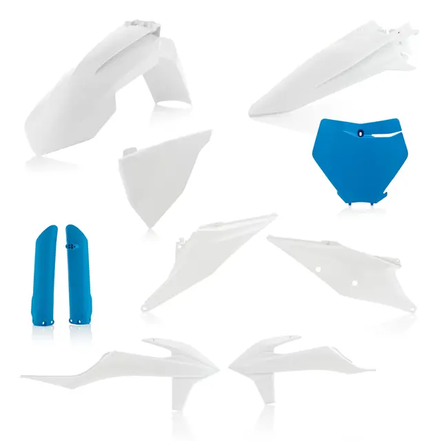 AC Plastic Full Kits Sx/Sxf 2019 White/Blue 